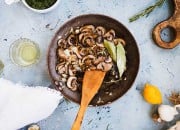 Champignon-Fenchel-Pfanne